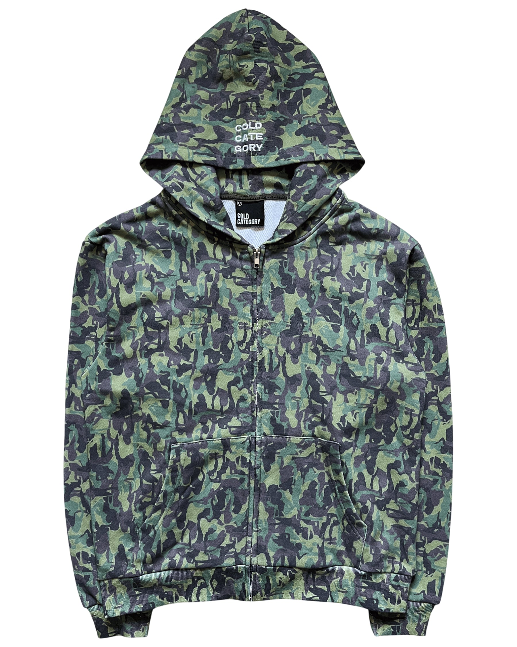 "WOMEN" CAMO ZIPUP